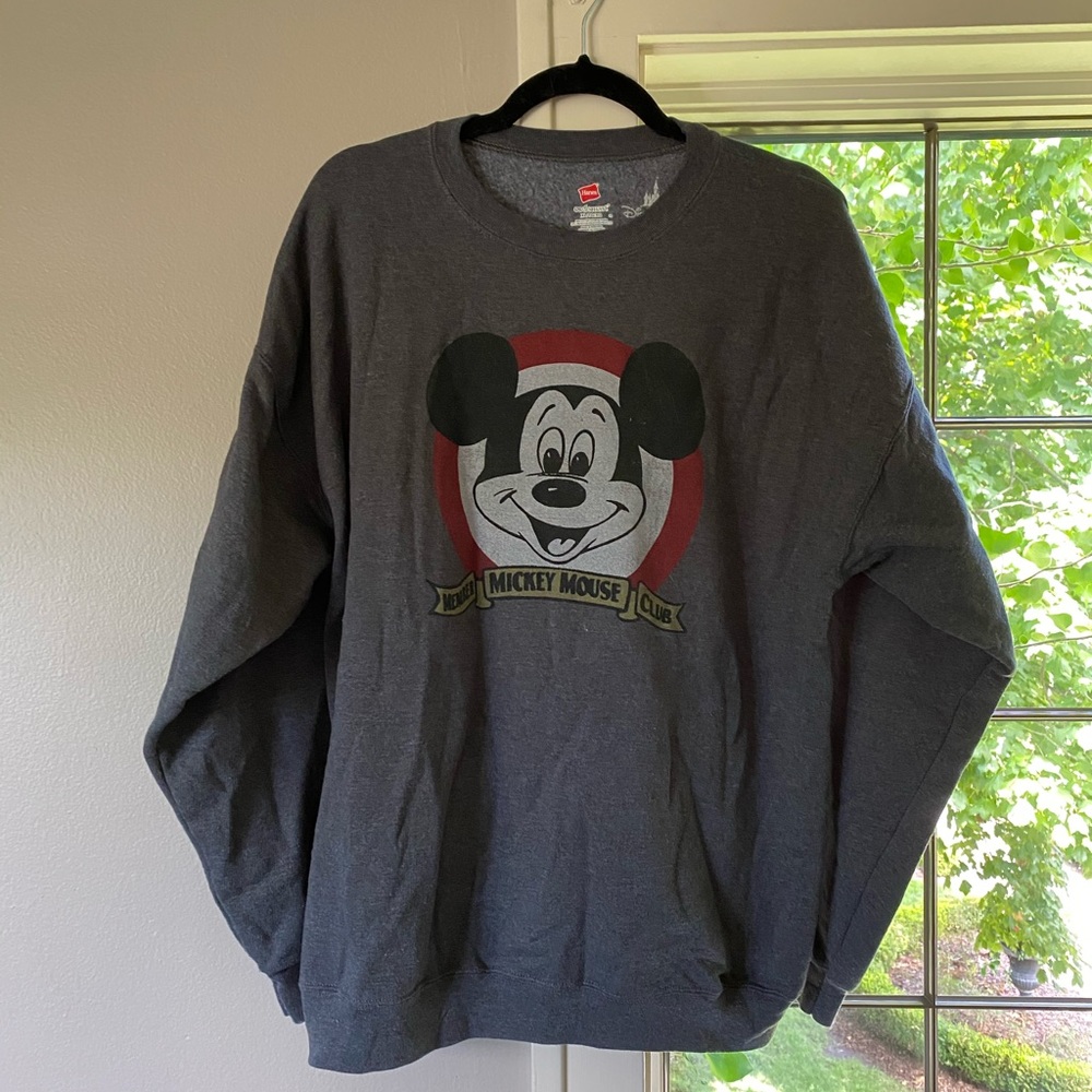 Retro Mickey Mouse Crew Neck Sweatshirt